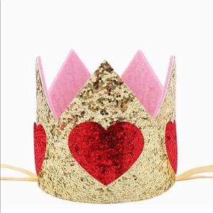 Heart crown,kids crown,gold crown,glitter crown,